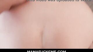 MamaFucksMe - Manipulating MILF wants her stepson to strokve her jugs