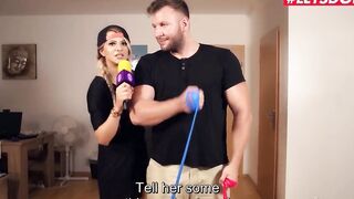 LETSDOEIT - (Josy African & Michael creampie) African Long Tit hot Rides White