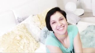 Adorable 18 Year Old StepSister Cadey Mercury Seduces Her stepdad With A Clip point of view