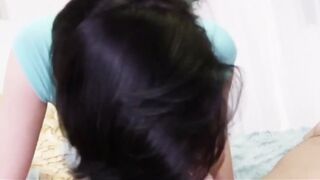 Adorable 18 Year Old StepSister Cadey Mercury Seduces Her stepdad With A Clip point of view