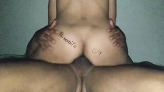 My stepsister convinces me to nailed, she grabs my cock and I can't resist anymore and