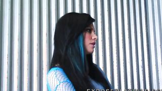 Latina dark haired Andy San Dimas getting fucked! by mechanic