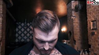 German couple fucks at online dating inside a outside pub - EroCom