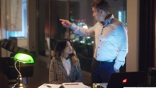 TUSHY Thin Lulu getting some anal discipline by her boss