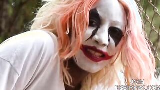 Cougar Joker Happy Halloween