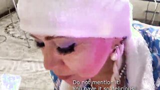 Fun lessons inside proper handling of old hoe Snow Maiden... Penis sucking off, sparkling booty fucking and face full of cum from an mature whore clothed as Santa cunt with mouth!