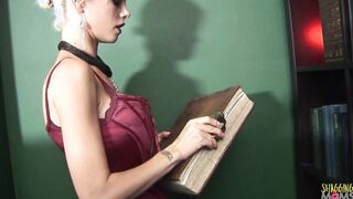 2 cougar librarians got surprise work sex when their enormous titties arouse the nearby men