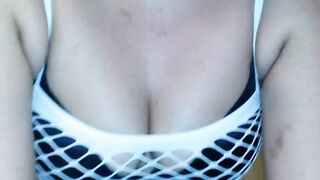 Meaty cunt fucks Doc Johnson's long American Goddess sex toy