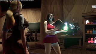 ENTERING THE GIRLS-ONLY MAGE UNIVERISTY... AS A HUGE-DICKED FUTA