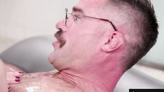 NuruMassage Mandy Muse Is SO Turned On For The Nerdy I.T.