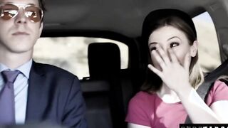 Couple Picks Up Hitchhiker and Has Threesome
