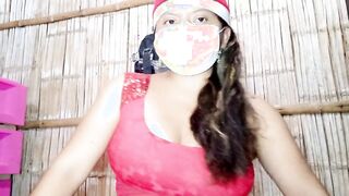 what madness !! very goddess woman performs erotic dance at christmas