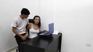 I INTERRUPT MY STEPSISTER INSIDE HER STUDIES SO HER GIVE ME AN INCREDIBLE SEXY BANGED