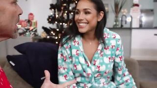 Wifey Catches Me Unwrapping Step Daughter On XMas - MyPervyFamily