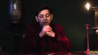 Writing a new play is much easier when a big titted maiden blows your penis