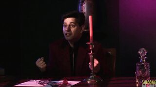 Writing a new play is much easier when a big titted maiden blows your penis