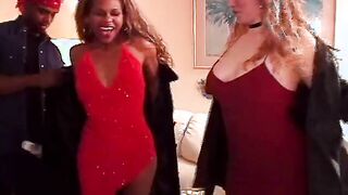 2 girls go to a joint 1 night stand and got brutally fuck