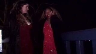 2 girls go to a joint 1 night stand and got brutally fuck