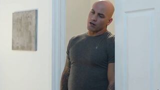 Tiny step daughter Maya Woulfe rough sex with angry stepdad