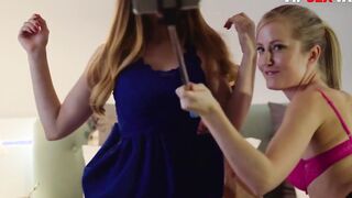 LosConsoladores - Stella Cox and Sicilia Gigantic Tits British Hot Steamy FFM