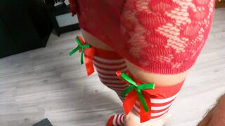A Oral Sex gift from Santa's Long Breasts helper.