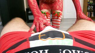 A Oral Sex gift from Santa's Long Breasts helper.