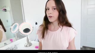 XsmallSis - Young Thin 18 Year Old Stepsister Lily Glee Family Plowed By Stepbrother pov