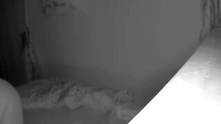 Secretly observed inside bedroom