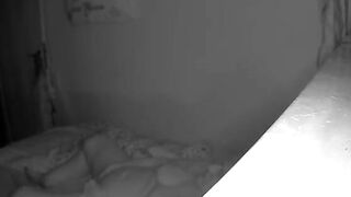 Secretly observed inside bedroom