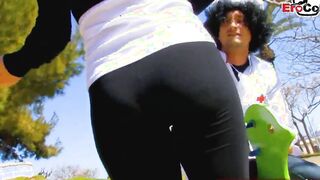 spanish blonde latina milf get three way mmf