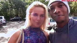 BUMS BUS - Nikky Dream Getting big black dick On The Van