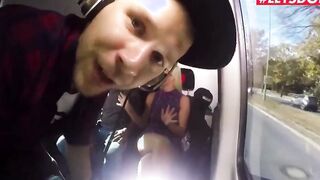 BUMS BUS - Nikky Dream Getting big black dick On The Van