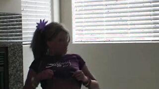 Kelli showng amazingly hot Butt thongs and naked photoshoot