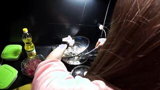 Real Cheating! Ex-Wife Cooks For Hubby And Fucks Other.Banged Me