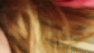 Trashy white woman from Atlanta wants to be into porn so bad she auditions from home