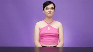 SHE REACTS Do Sam and Jade Like Long Cocks? The answer will surprise you while they