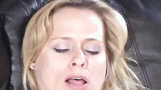 Blondes Payton Leigh and Misty Vonage enjoy lesbo sex