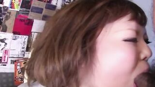 Fat Jap Seductress Gets Her Plump Rolls Pumped And Bald Clitoris Cum Covered