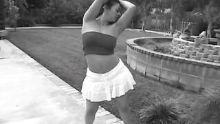 Estella Leone has interracial three-way and loves cum