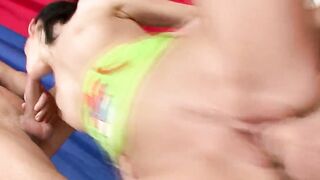 2 best friends take turns fucking a freaky dark hair barely legal inside
