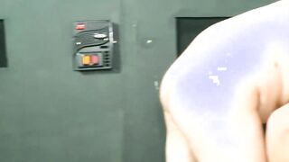Unrestrained and merciless sex whizzes inside the porn booth - one