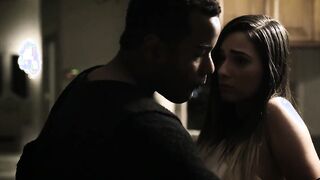 Ebony dad fucks sons college 18 year old yo GF Jaye Summers