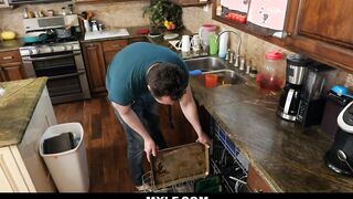 Mom Rewarding Helpful Stepson with a Hard Fucked