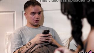 Big boobies stepmom milf Linzee Ryder plowed stepson with stepdad into the same room