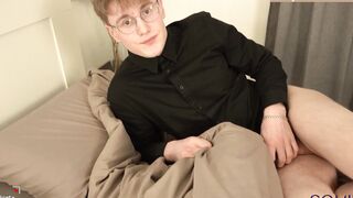 geek was fucking a sex doll, and I offered myself to him