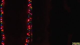 Christmas elf finds himself inside a three-way with the marvelous milfs with long titties