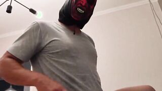 I came without a condom, ran away from the halloween party to boned into hidden with 2 strangers