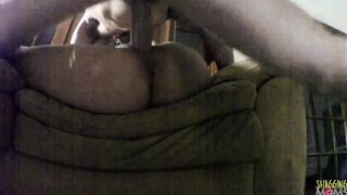 The amateur lovers Enjoying POV sex at their home and then the MILF swallows cum