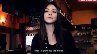 HornyHostel - Silvia Dellai Kinky Czech Wakes up Hotel Guest and Fucks