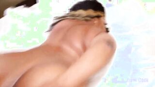cherokee gigantic breasts jiggling while giving sloppy head